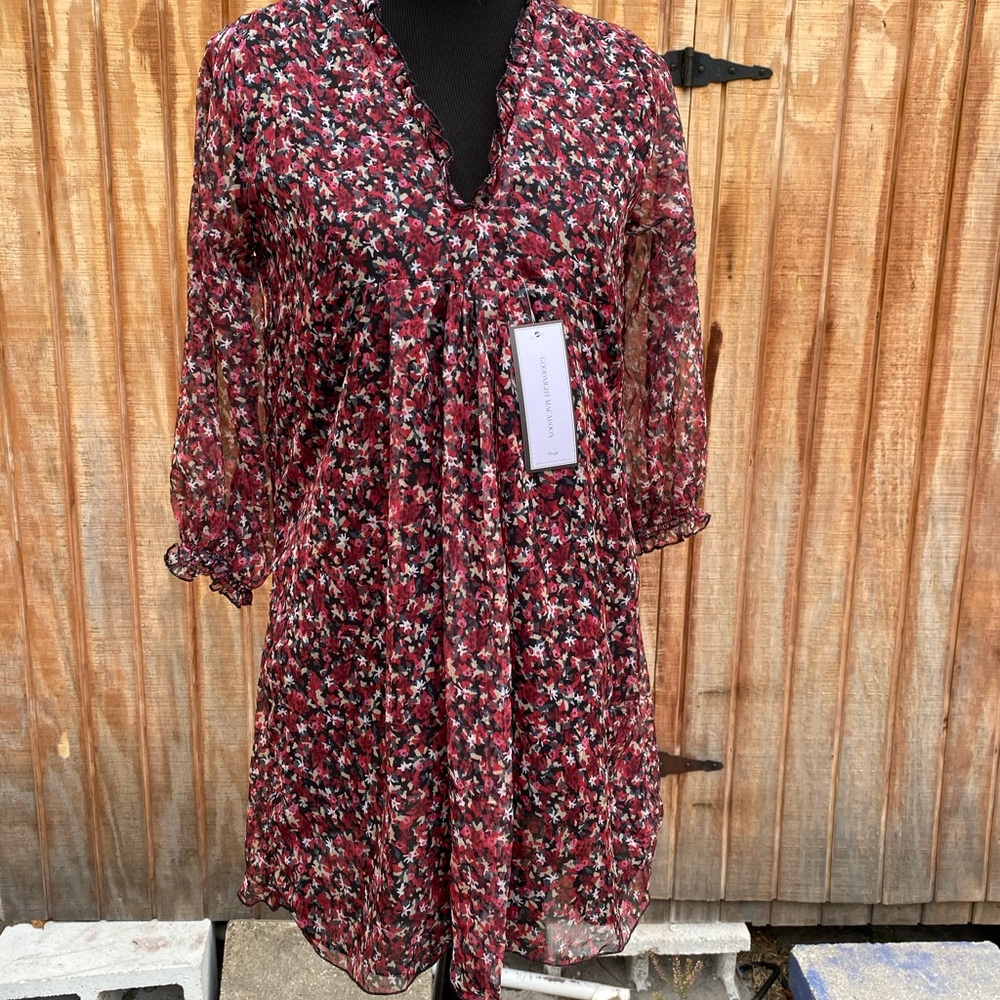 NWT Goodnight Macaroon midi flower dress